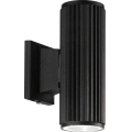 Ideal Lux - Outdoor-Wandleuchte BASE 2xGU10/28W/230V IP44 schwarz
